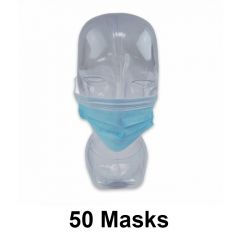 DISPOSABLE 3-PLY MASK - 50-PACK