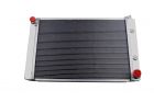 RACERDIRECT UNIVERSAL CHEVY ALUMINUM RADIATOR WITH BUILT IN TRANSMISSION COOLER NATURAL FINISH