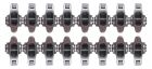 RACERDIRECT 265-400 SMALL BLOCK CHEVY STAINLESS STEEL ROLLER ROCKER ARMS 3/8” STUD MOUNT 1.5:1 RATIO NATURAL FINISH